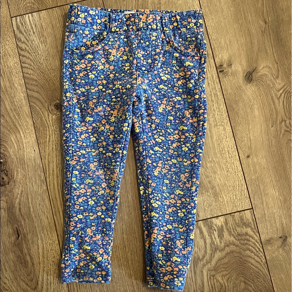 Tucker+Tate size 2 Blue Floral pants- toddler girl